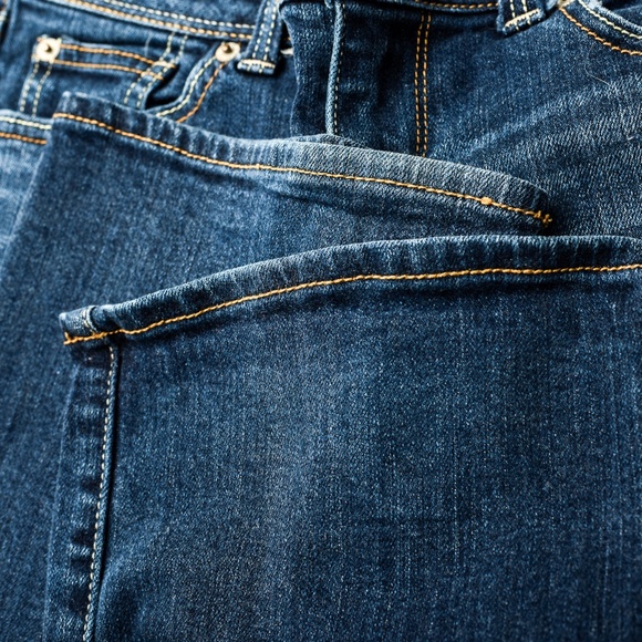 *3for$25/ 5for$39 American Eagle Slim Bootcut Mid Rise Dark Wash Stretch Jeans - Picture 7 of 11